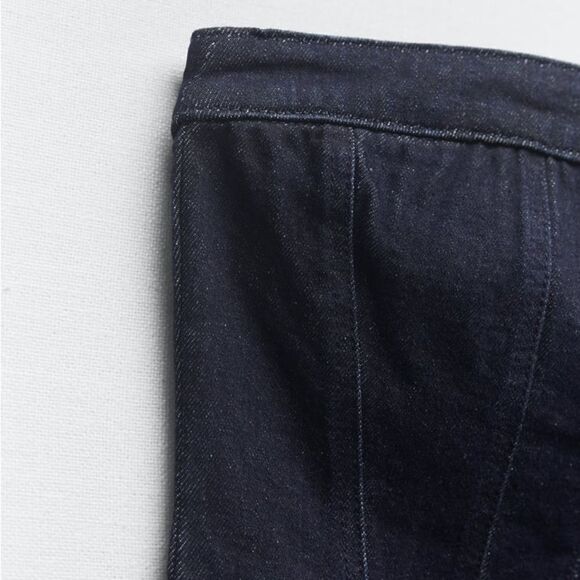 Zara Denim Corset Dress New - Picture 4 of 7